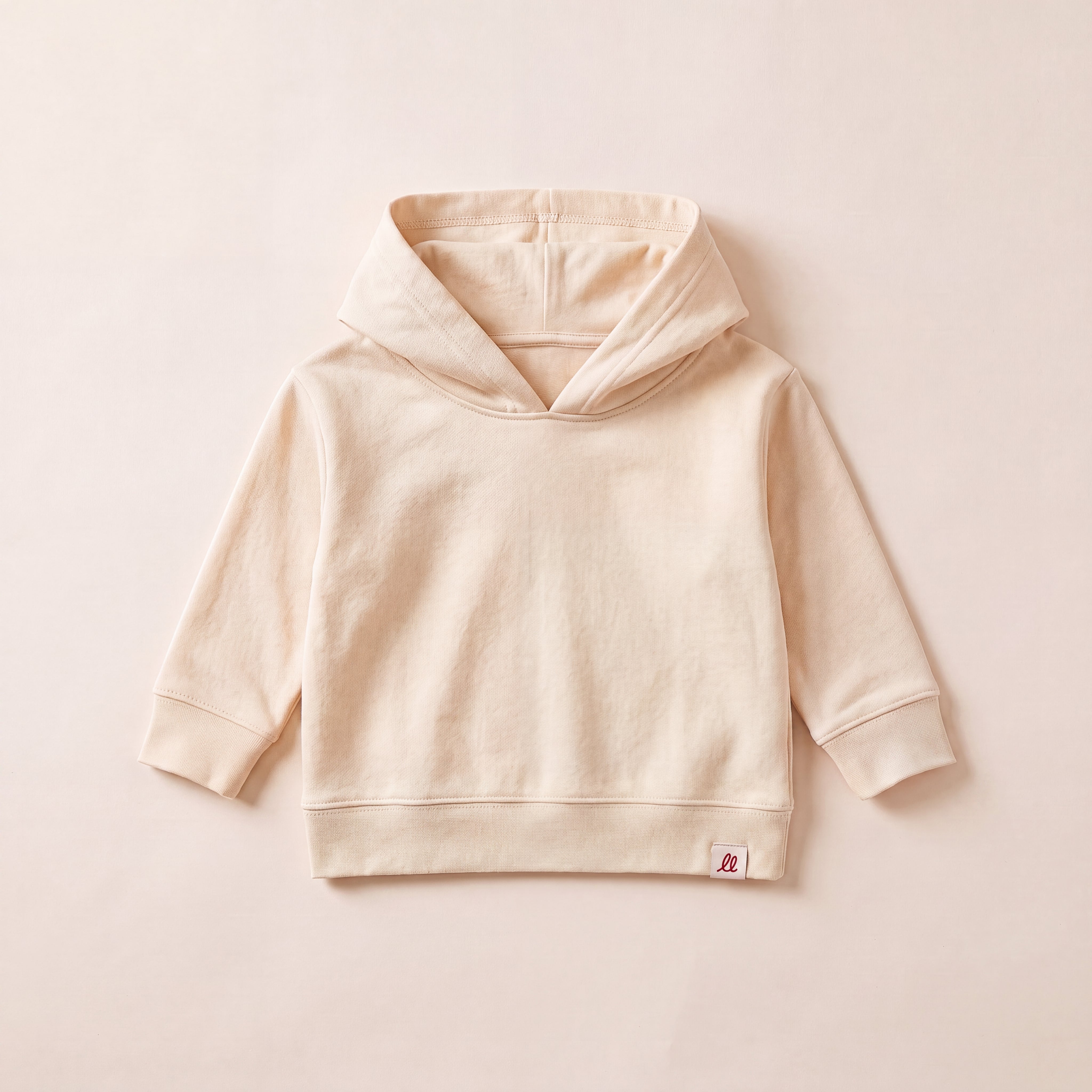Keine Angst vor nix – Hoodie – Packshot Baby Front (butter)