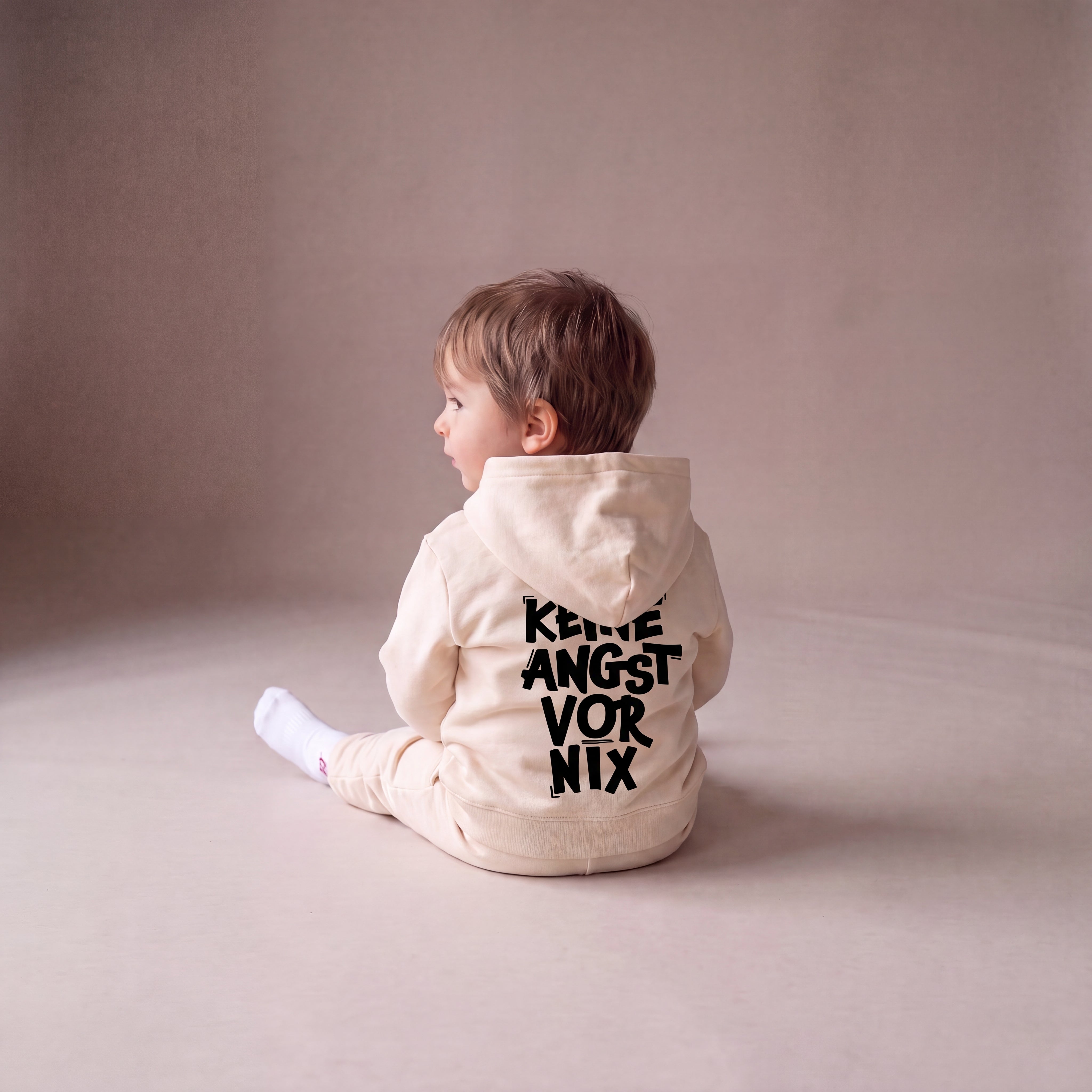 Keine Angst vor nix – Hoodie – getragen (Baby)