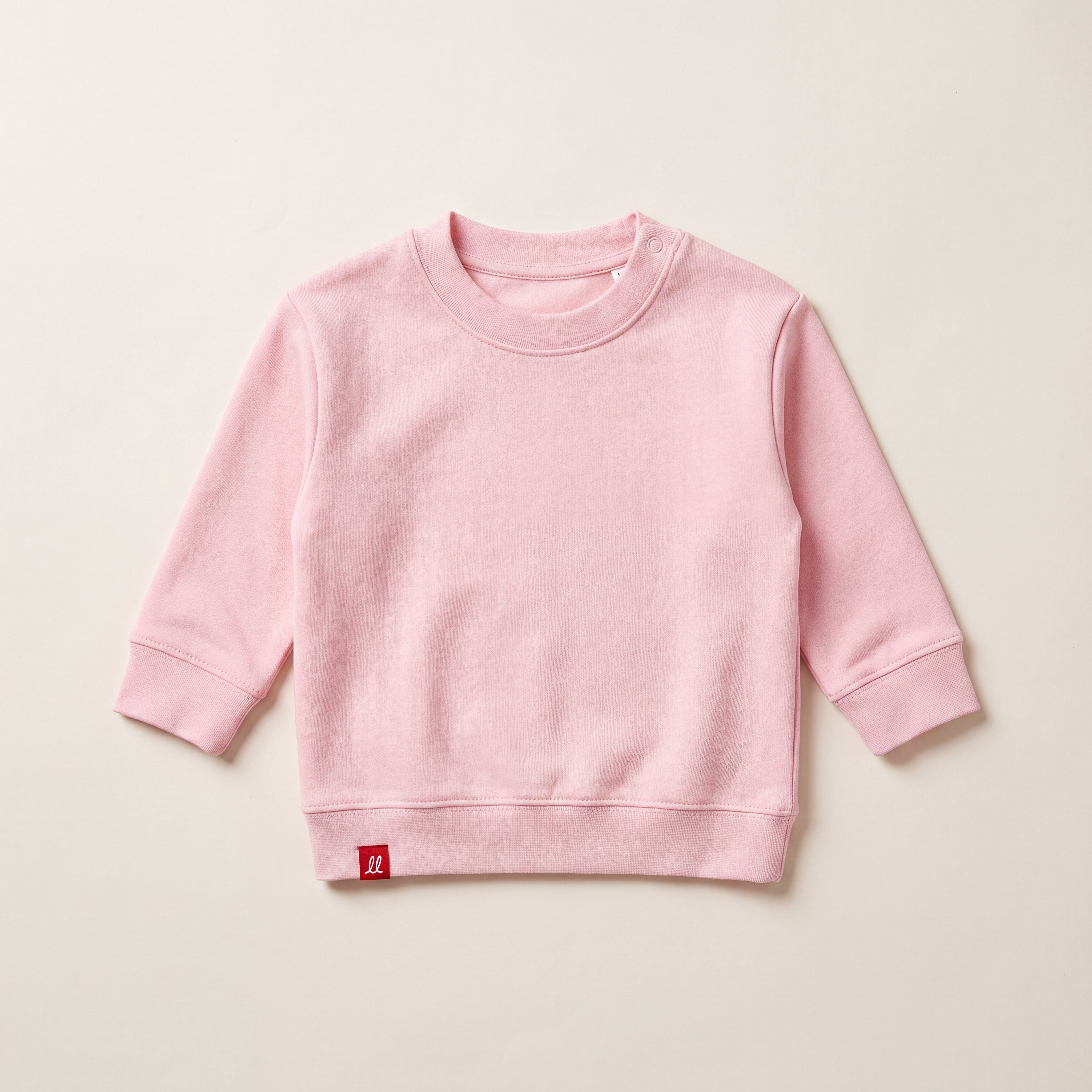 Keine Angst vor nix – Sweatshirt – Packshot Baby Front (pink)