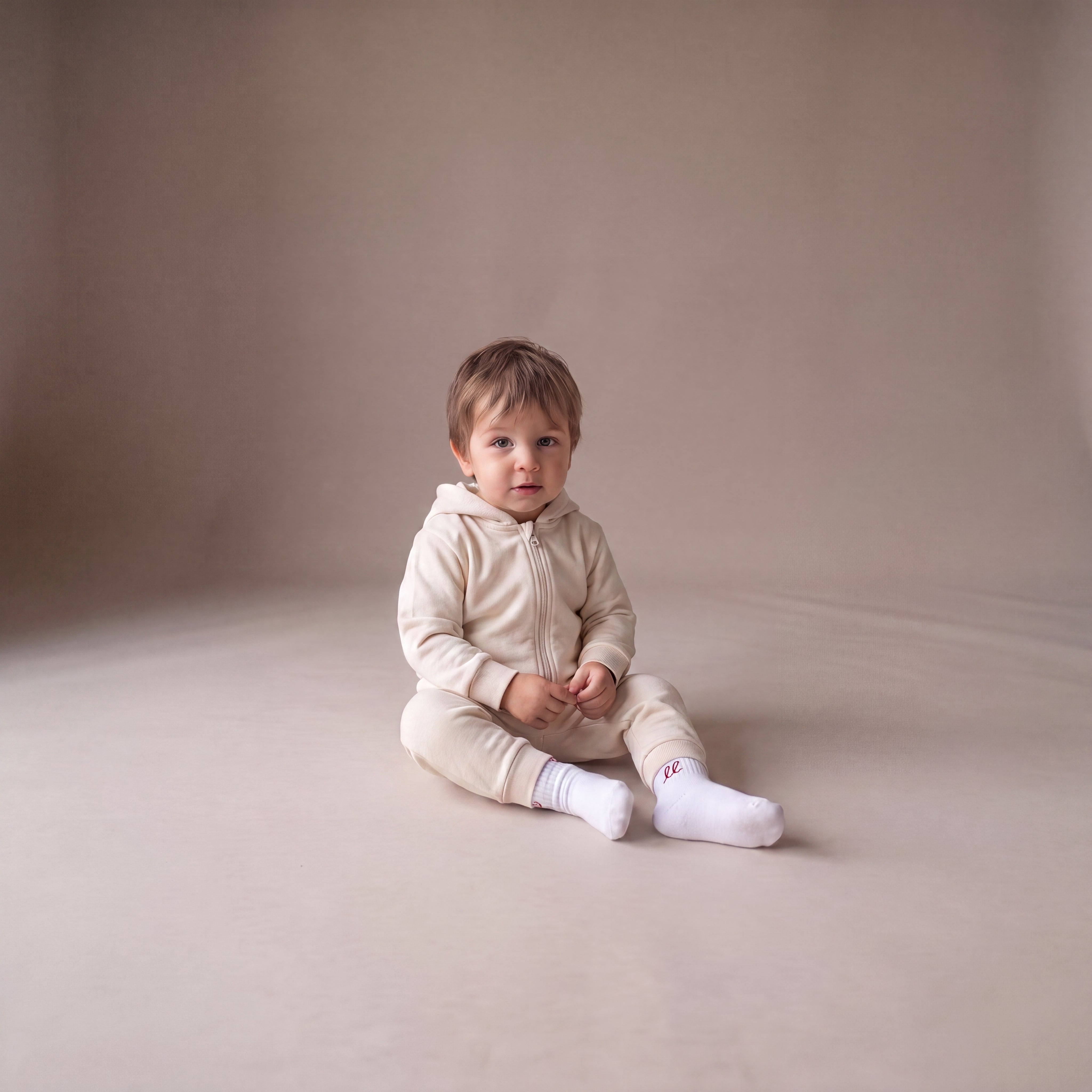 Keine Angst vor nix – Zip-Hoodie – getragen (Baby)