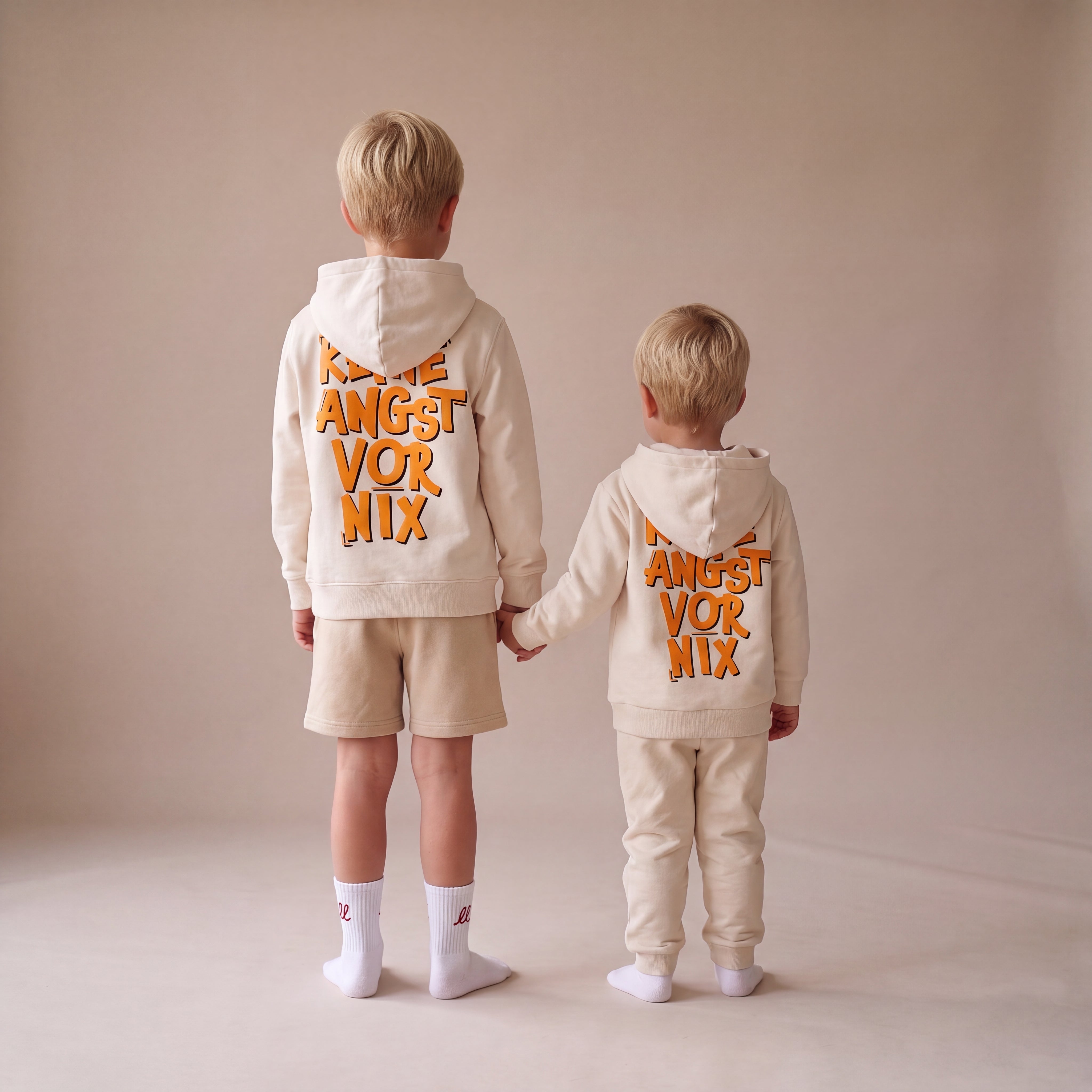 Keine Angst vor nix – Zip-Hoodie – Partnerlook