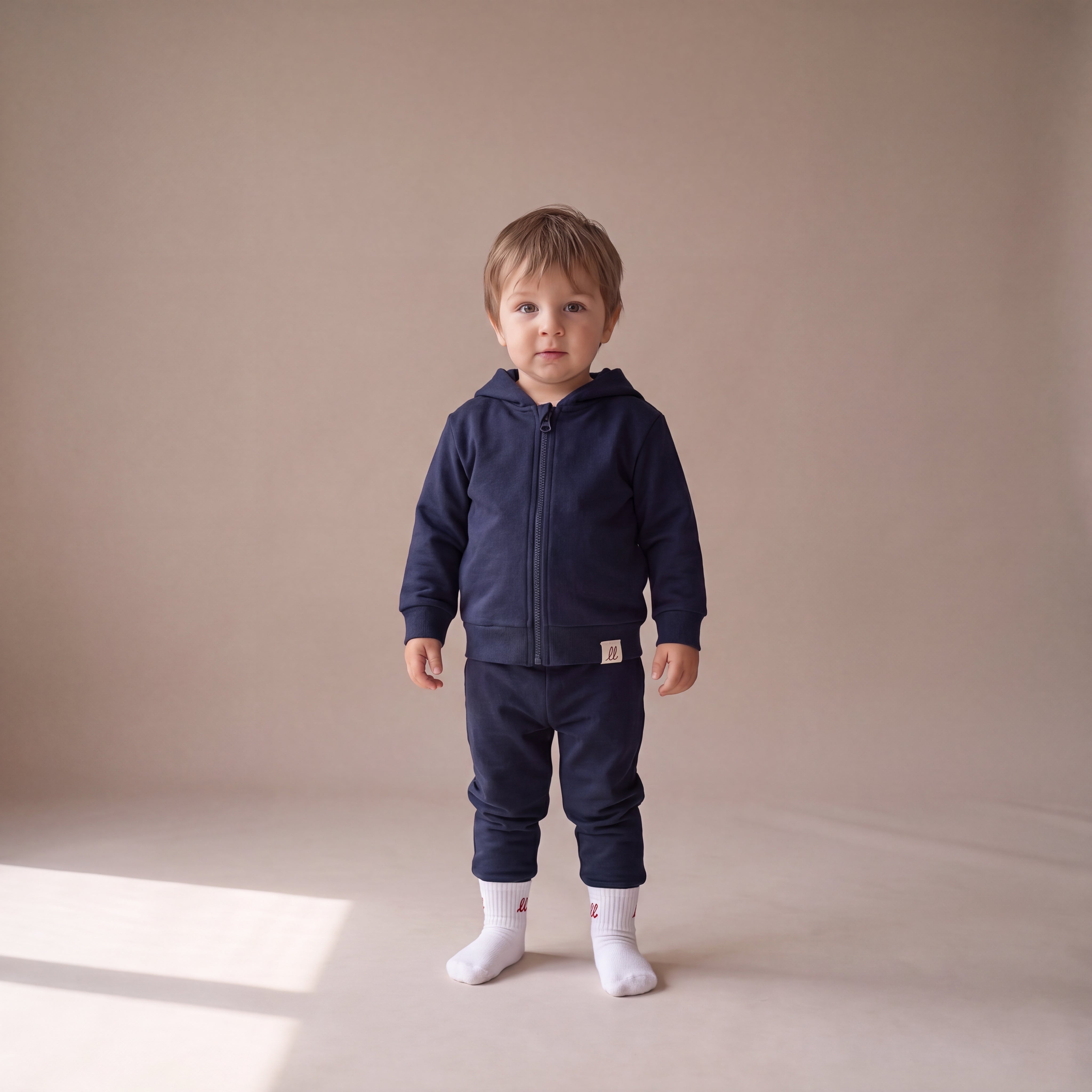 Keine Angst vor nix – Zip-Hoodie – Navy