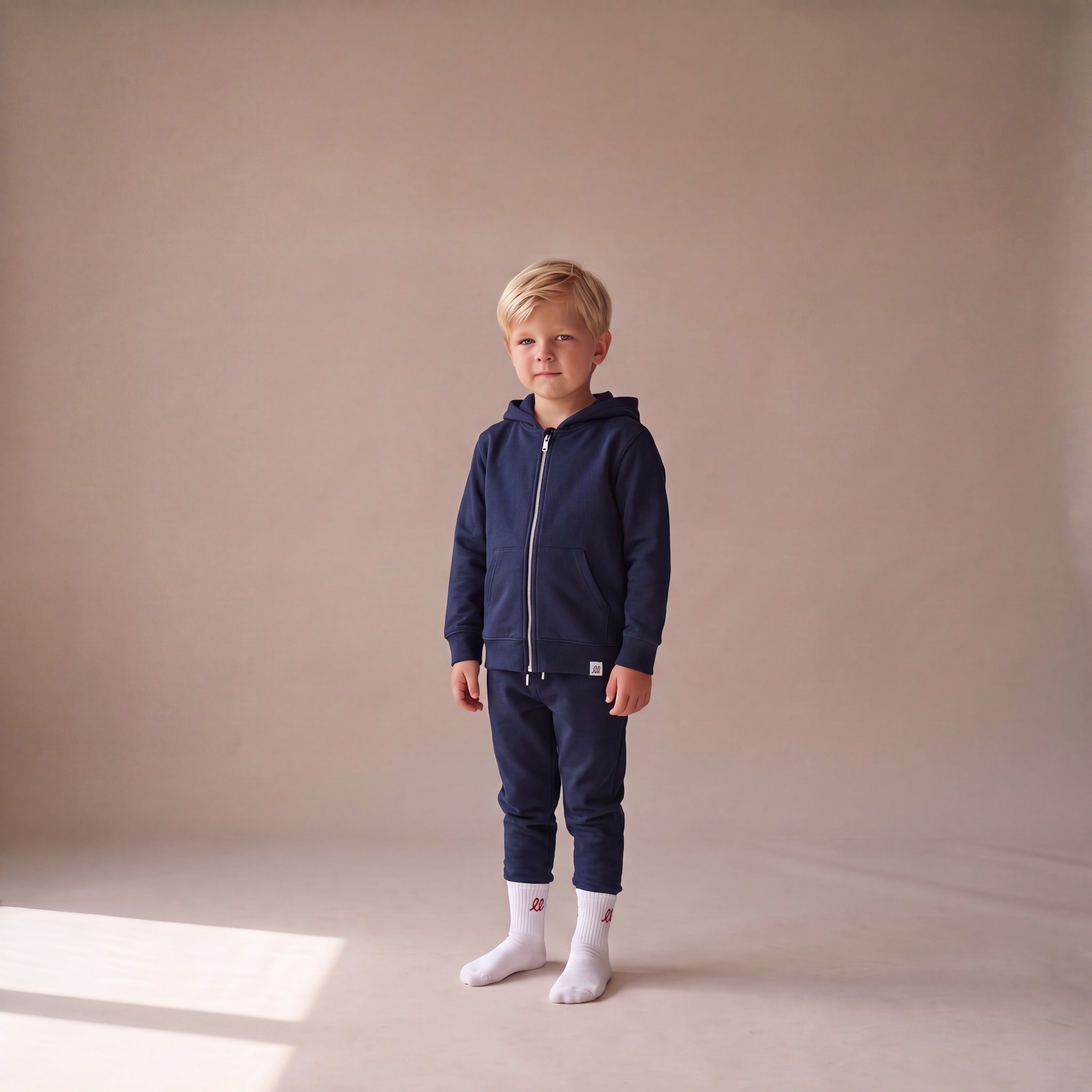 Keine Angst vor nix – Zip-Hoodie – Navy