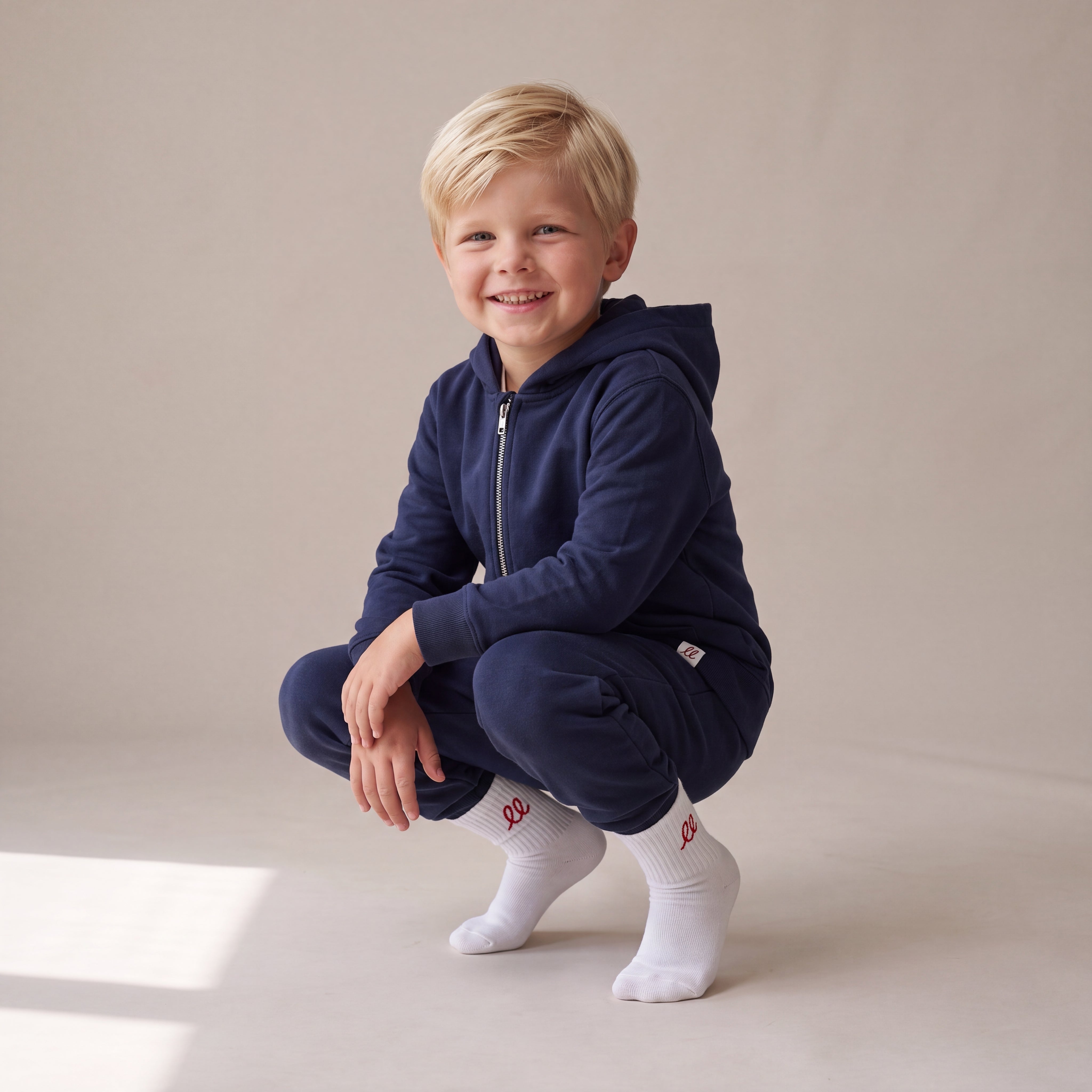 Keine Angst vor nix – Zip-Hoodie – Navy