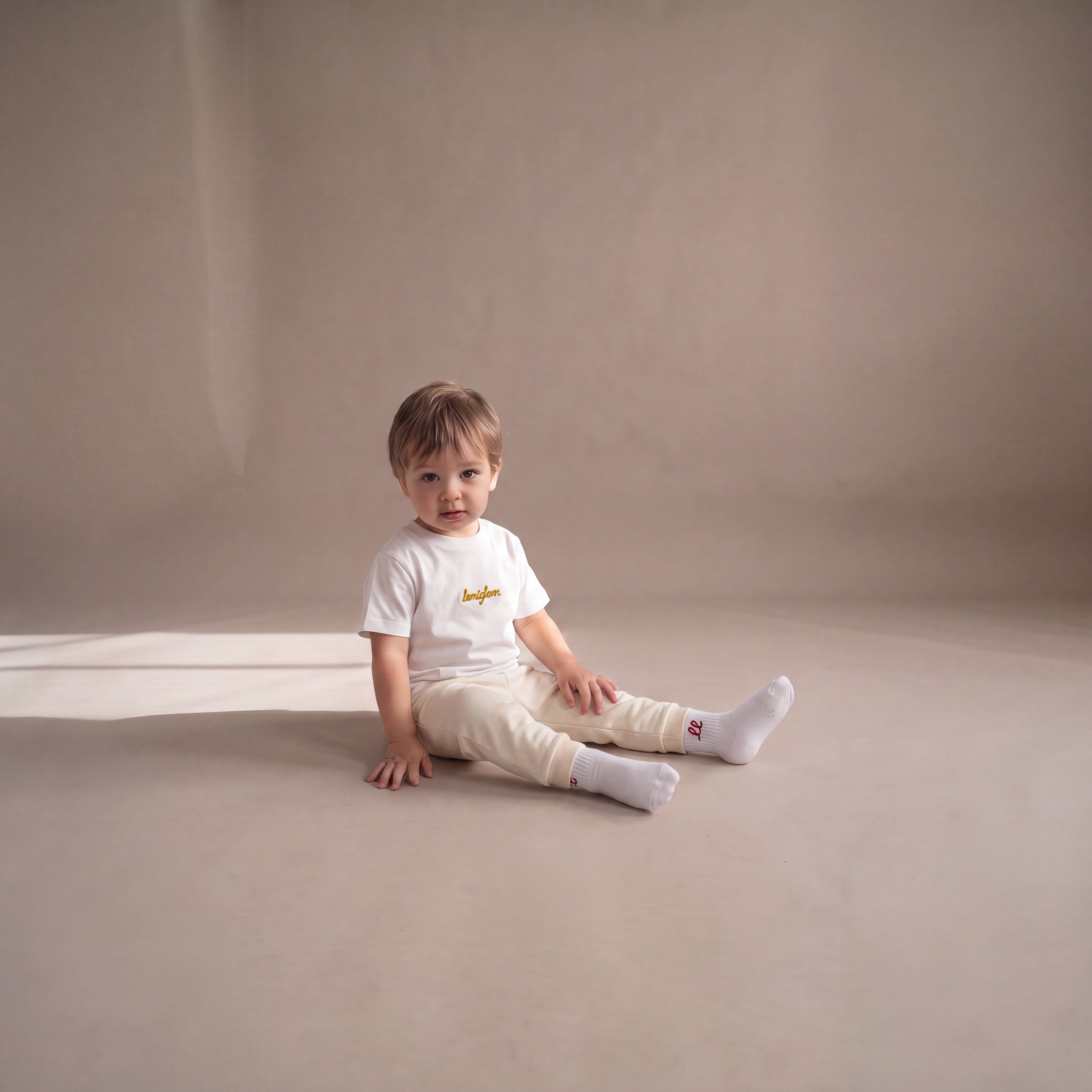 Honigherz – Set mit Off-White-Jogginghose (Baby)