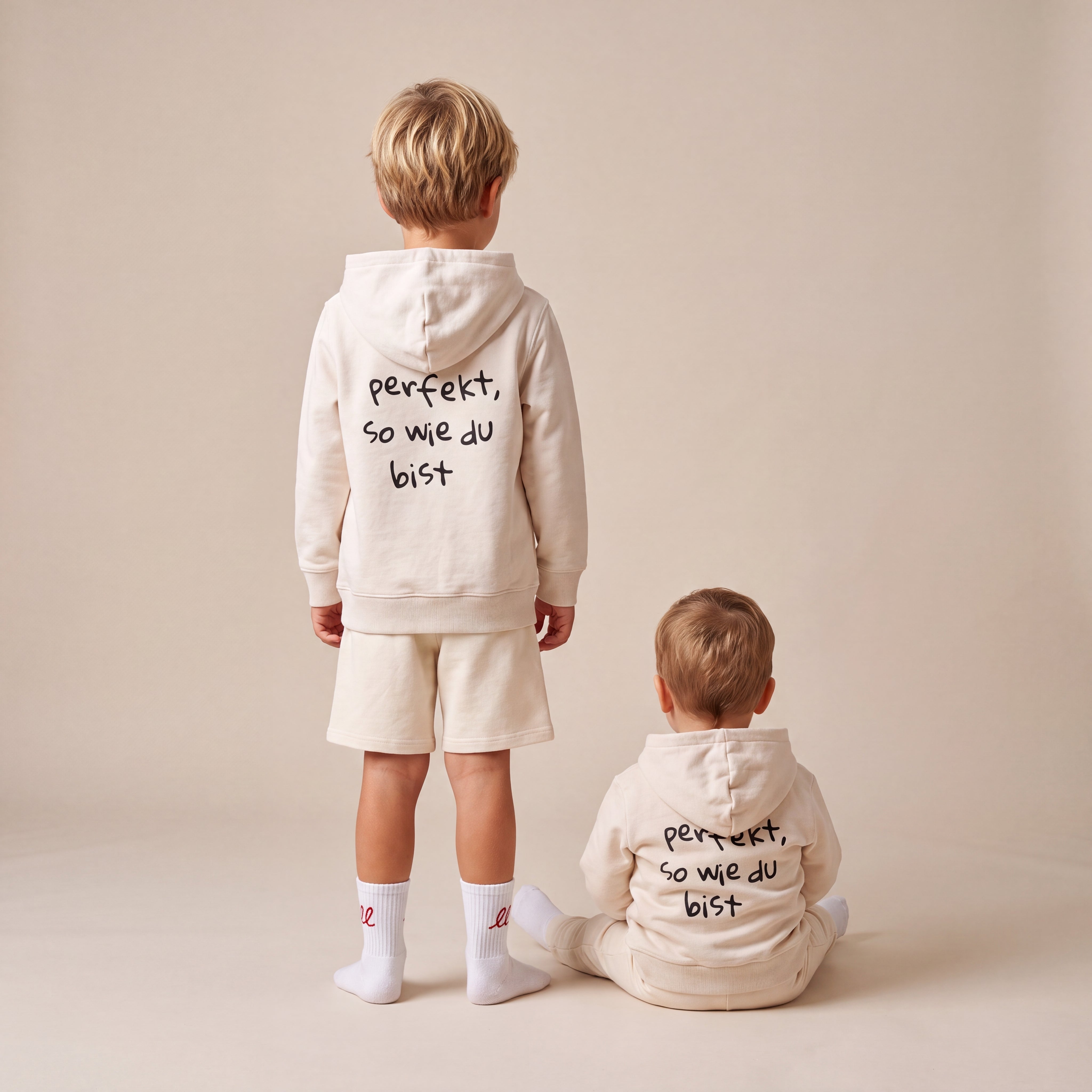 Perfekt, so wie du bist – Zip-Hoodie – Partnerlook
