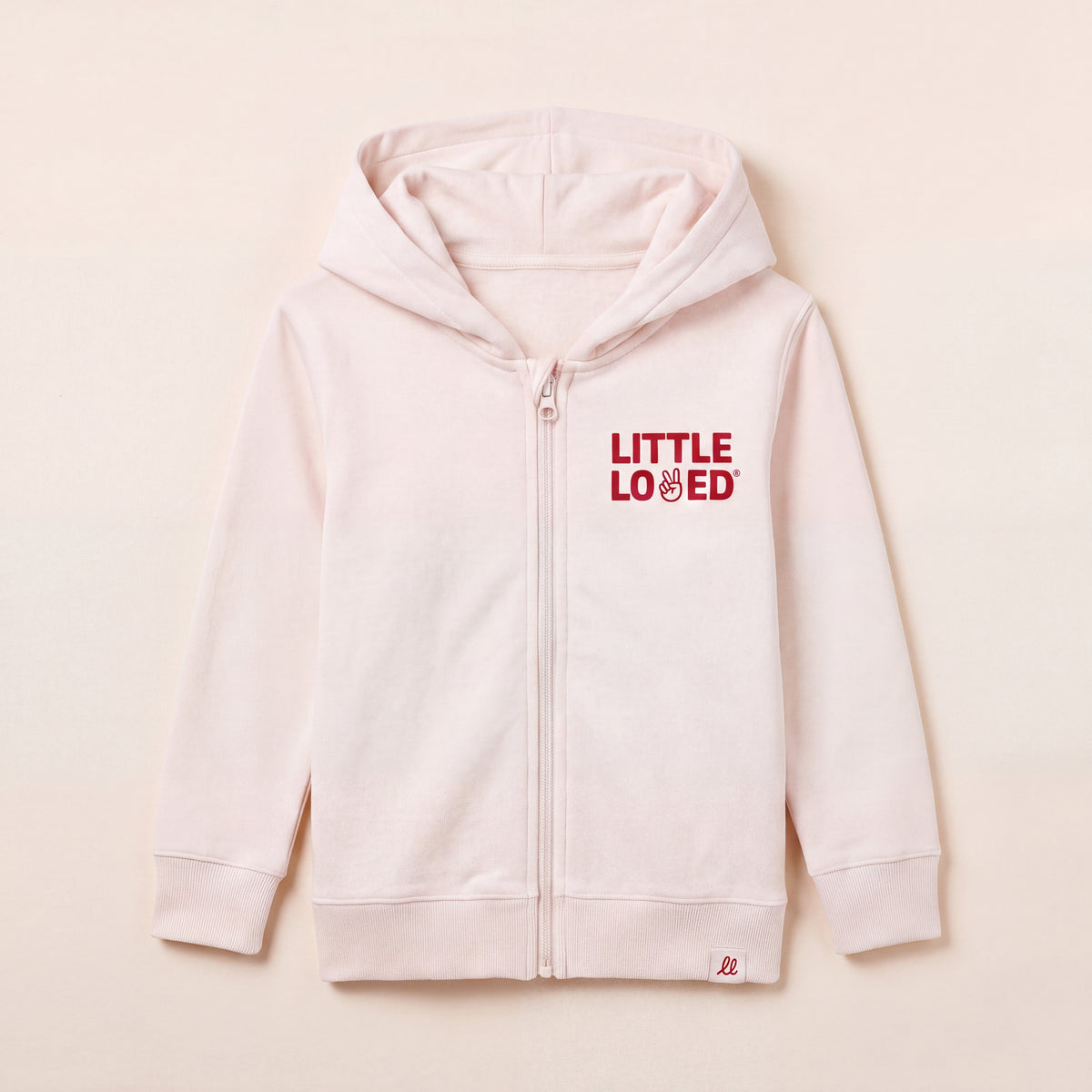 LITTLE LOVED – Zip-Hoodie – Packshot Front (C054/BABY)