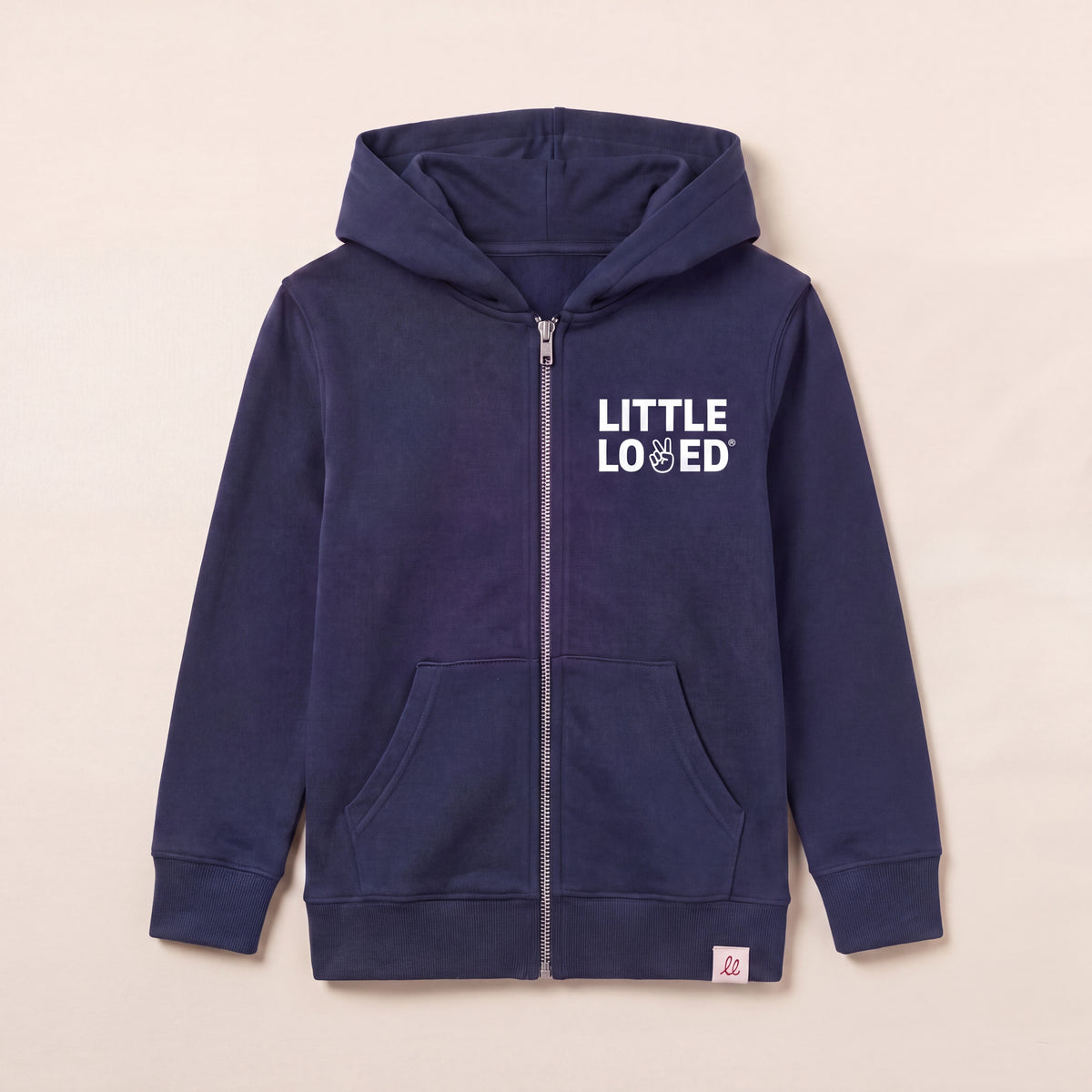 LITTLE LOVED – Zip-Hoodie – Packshot Front (C727/KIDS)